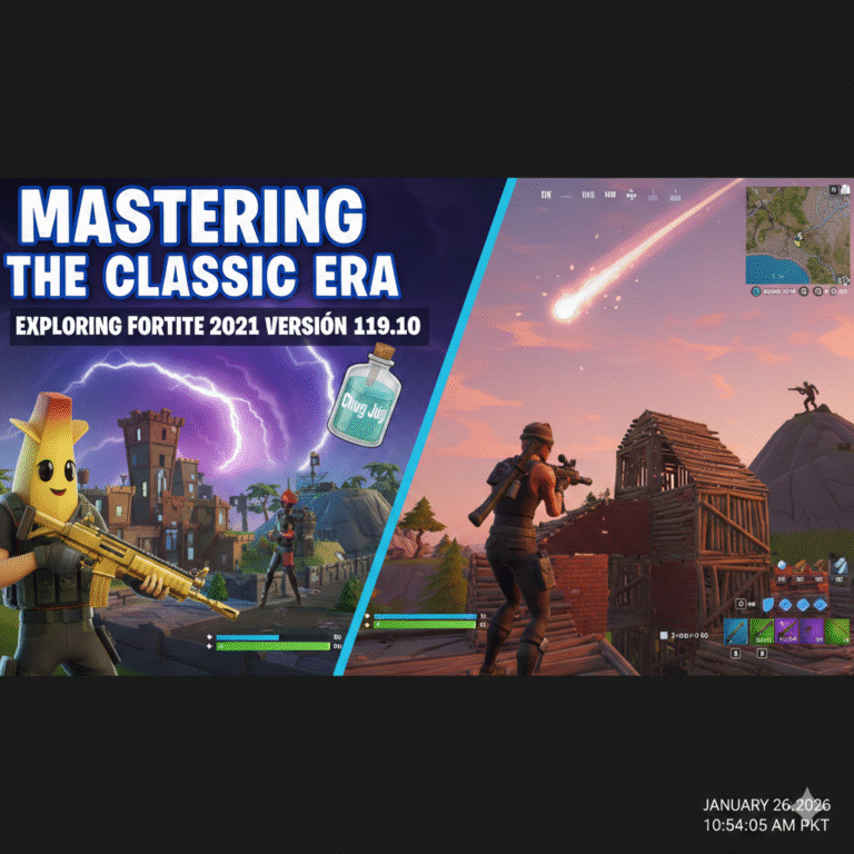 Mastering the Classic Era: Exploring Fortnite 2021 Versión 119.10