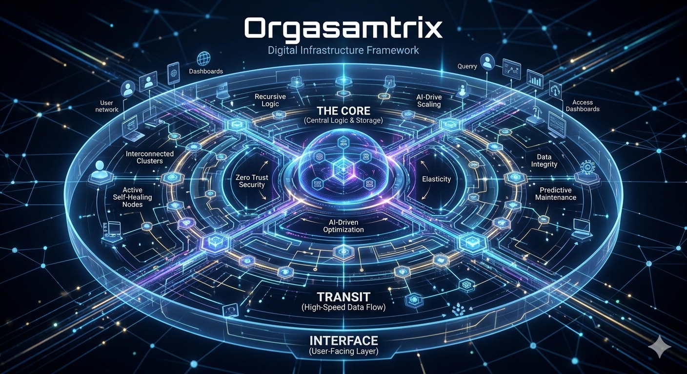 The Future of Digital Infrastructure Understanding the Orgasamtrix Framework